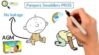 Swaddlers Vs Cruisers Whats the Difference Between Pampers Swaddlers and Cruisers [upl. by Evatsug]