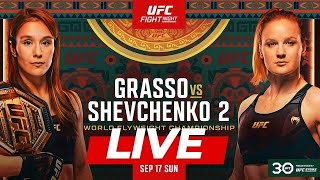 Noche UFC POSTFIGHT PRESS CONFERENCE Alexa Grasso vs Valentina Shevchenko  LIVE STREAM [upl. by Natal]