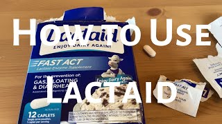 How to Use Lactaid [upl. by Mayce]