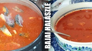 Bajai halászlé recept a Fehértói Halászcsárdából  Hungarian fishsoup from Baja [upl. by Derrik213]