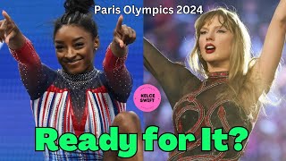 Simone Biles NAILS Practice Routine Set to Taylor Swift HIT SONG Hours Before 2024 Olympics Begin [upl. by Ehpotsirhc]