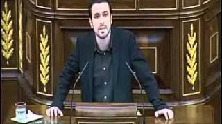 La verdad incómoda de Alberto Garzón al Ministro de Guindos 16022012 [upl. by Elfrida]