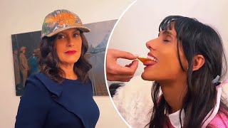 Michigan Gov Gretchen Whitmer feeds Doritos to leftwing influencer in deeply bizarre communion 🎥 [upl. by Midas]