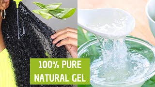 How To Make Pure Aloe Vera Gel amp Store it For Months With No Preservatives  DIY [upl. by Ettie798]