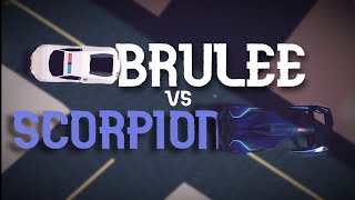 Scorpion Vs Pre Nerf Brulee  Roblox Jailbreak Speedtest [upl. by Chelsae85]