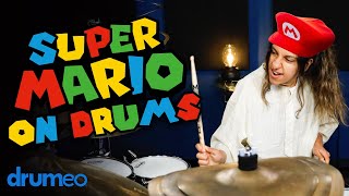 Super Mario Bros On Drums Sarah Thawer [upl. by Malynda]