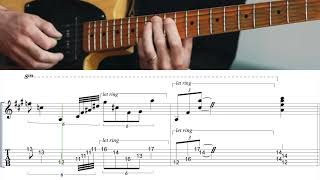 Julian Lage plays A major  TAB [upl. by Einnol348]