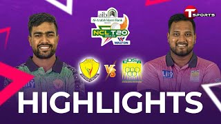 Highlights  Rangpur vs Chattogram  NCL T20 202425  T Sports [upl. by Ecyaj]