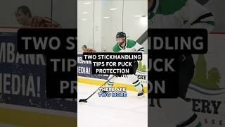 TWO STICKHANDLING TIPS FOR PUCK PROTECTION hockeycoaching hockeydevelopment [upl. by Ettezzil746]