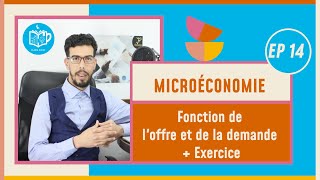 CAFE ECO EP 14 Microéconomie S1 Fonction de loffre et de la demande  Exercice Darija [upl. by Redan]