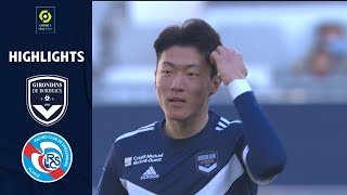 FC GIRONDINS DE BORDEAUX  RC STRASBOURG ALSACE 4  3  Highlights  GdB  RCSA  20212022 [upl. by Mcgannon]