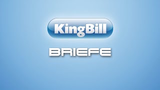 Briefe  Serienbriefe amp Mails an Kunden senden  KingBill [upl. by Trueman]