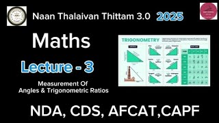 Trigonometric identities  lecture3  Maths in English for defence exams like NDACDSAFCATCAPF [upl. by Roz]