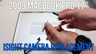 2009 Macbook Pro 17quot A1297 iSight Replacement [upl. by Lathe984]