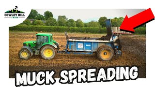 MUCK SPREADING OVER 1000 TONNES TO GO AT [upl. by Oiramed]