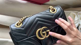 Gucci marmont size mini [upl. by Barbe]