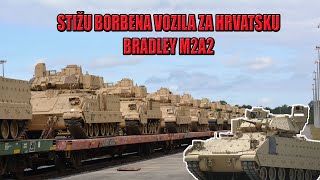 NOVA BORBENA VOZLA ZA HRVATSKU  BRADLEY M2A2 [upl. by Natlus]