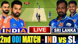 India vs Shrilanka 2nd odi match 2024 live [upl. by Werner]