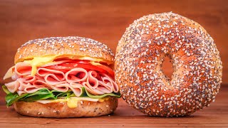 No Fuss Soft amp Chewy Bagel Recipe  How to Make Perfect Bagels Every Time [upl. by Ralyat]