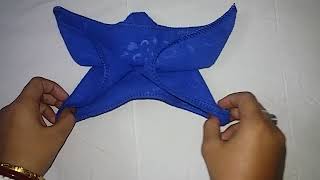 Easy Way to Make Starfish using Handkerchief  Towel Arts  Towel Art Tutorials  Kids Fun [upl. by Austreng]