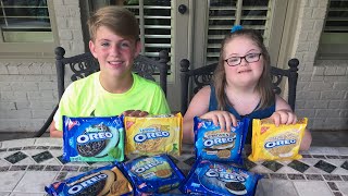 The Oreo Challenge MattyBRaps Vs Sarah Grace [upl. by Roos]