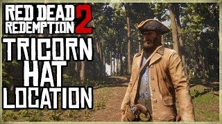 TRICORN HAT LOCATION  Red Dead Redemption 2  Unique Collectible 613 RARE HIDDEN SECRET HAT [upl. by Annavahs604]