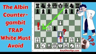 Gameknot Blitz Chess Albin Countergambit 22 Moves Trap amp PostGame Analysis [upl. by Maltzman]