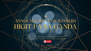 GRADE 7 HIGIT PA SA GANDA MV  ANNOUNCEMENT OF WINNERS [upl. by Setarcos]