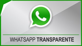 Como Baixar Whatsapp Transparente Nova Versão Atualizado [upl. by Aihsetal439]