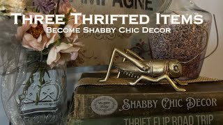 DIY Shabby Chic Home Decor  Thrift Flip Road Trip diydecor [upl. by Noryk]