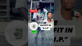 Polo g outfit in MV SIP whatzfit fashion polog rap music billionairestudios shorts viral [upl. by Ellehcir]