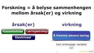 12 Avhengig og uavhengig variabel [upl. by Yordan310]