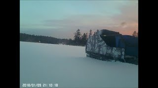 SnowDog Stuck in slush at Timber Lake [upl. by Kristi]