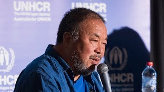 Ai Weiwei stands WithRefugees [upl. by Lelith]