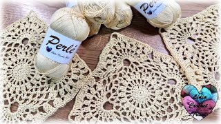 GRANNY DENTELLE FACILE TUTO CROCHET MAGNIFIQUE DENTELLE crochet вязаниекрючком knitting knit [upl. by Alphard727]