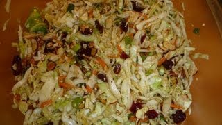 Crunchy Oriental Coleslaw Recipe Become Your Own Favorite Chef with Amy Westerman [upl. by Nho]