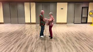 Beginner Night Club 2 step Level II Lesson 2 Nancy amp Steve Fontaine [upl. by Nerti]