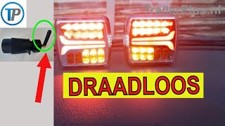 DRAADLOOS VERLICHTING AANHANGER VERLICHTING AANHANGER COMPLEET verlichting aanhangwagen [upl. by Celisse]