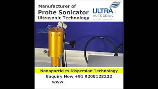 Ultrasonic Probe Sonicator [upl. by Anirtruc]