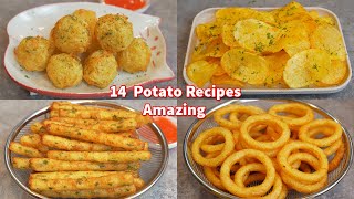 14 Amazing Potato Recipes Collections  French Fries  Potato Chip  Potato Snack Potato Sticks [upl. by Lertnek]