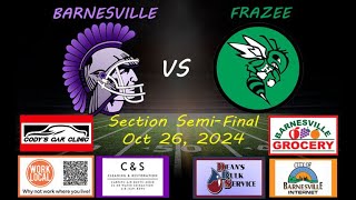 Barnesville Football vs Frazee [upl. by Ydnarb]