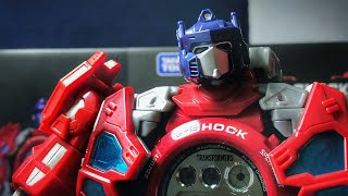 Casio GShock x Takara Tomy Transformers figurine review  another DW6900TFSET [upl. by Esinrahc]