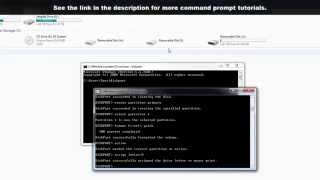 How to Format a USB Flash Drive using Command Prompt in Windows [upl. by Aennil]