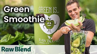 How to Make a Green Smoothie in a Vitamix Blender  Video [upl. by Jennica]