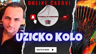 UZICKO KOLO TUTORIJAL USPORENO🔥🔥🔥🪗🪗🪗 [upl. by Gnem]