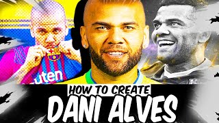 Dani Alves EA Sports FC 24  VIRTUAL PRO LOOKALIKE TUTORIAL [upl. by Ardnasxela]