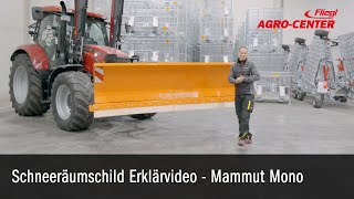 Schneeschild Winterdienst Räumschild Schneeräumen Traktor Radlader Fliegl [upl. by Hniv]