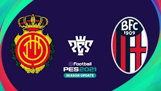 RCD MALLORCA VS BOLOGNA FC FINAL  TROFEO CIUTAT DE PALMA  PES 20212025 [upl. by Uhayile]