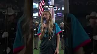 The New Worst National Anthem Performance Goes to Ingrid Andrees [upl. by Renckens]