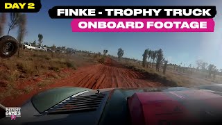 Trophy Truck Onboard Footage  Race Day 2  Finke 2024 [upl. by Mullen]